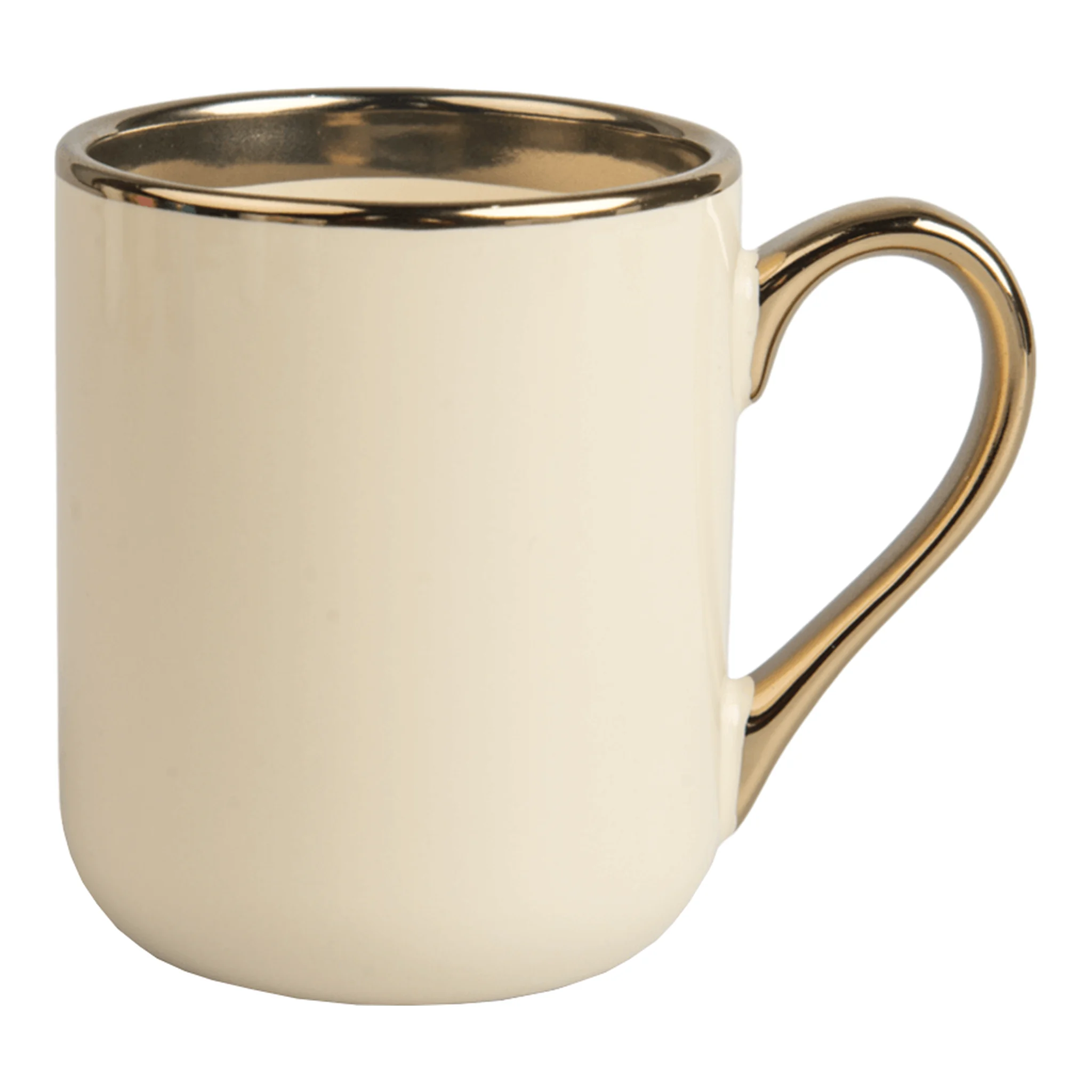 Elegant beżowy 330 ml - kubek z nadrukiem